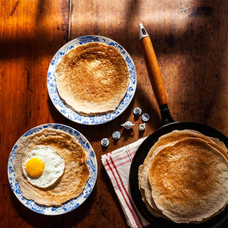 Haverpannenkoek uit Staffordshire