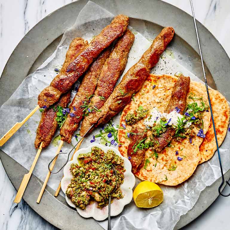 Vegetarische kebab